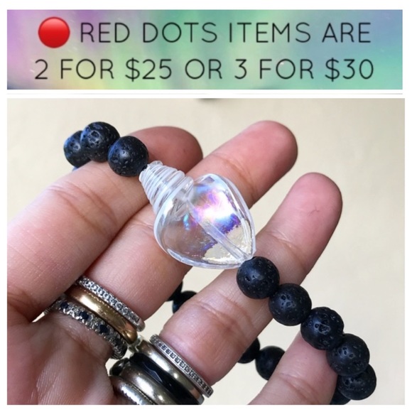 Silverskylight Jewelry - 🔴SALE ! Boho Lava rock oil diffuser shell bead